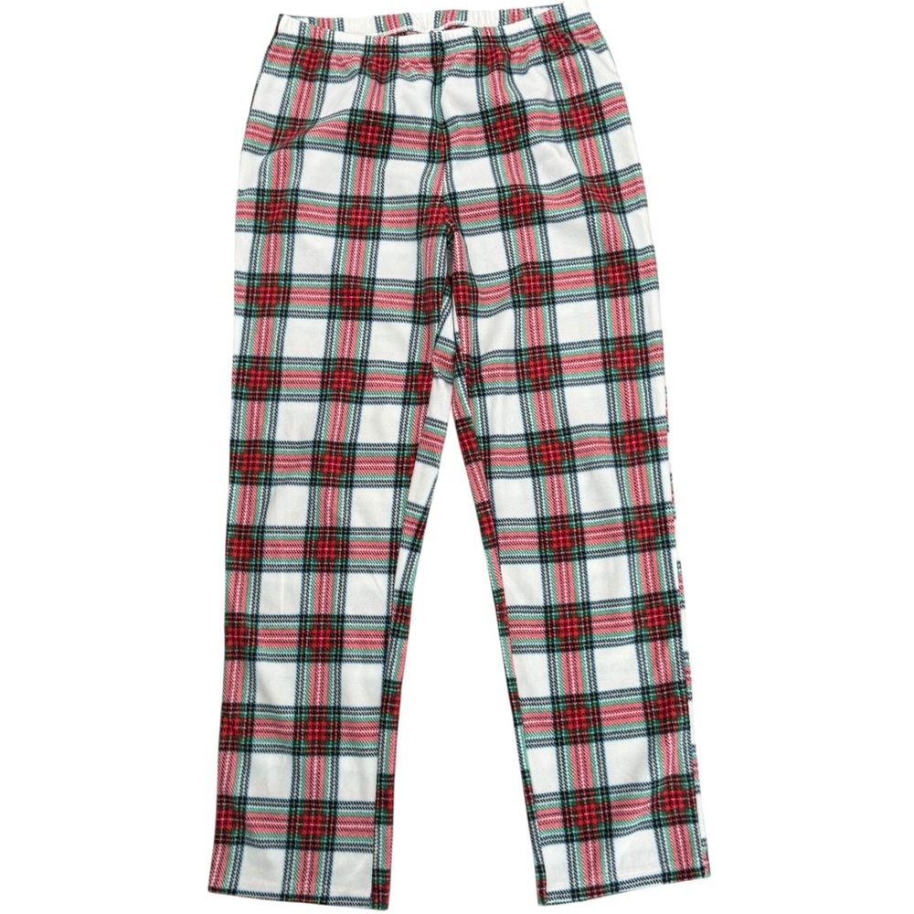 Wondershop Size Small Elastic Waist Polar Fleece Christmas Plaid Pajama Pants